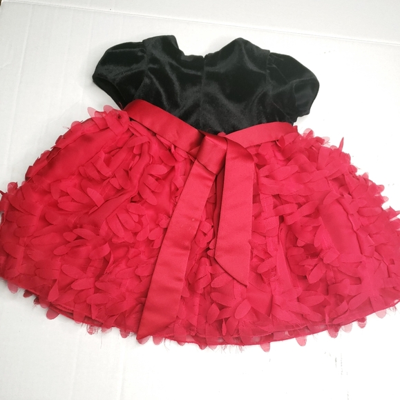 Couture Princess 2 Pc Red and Black Dress Size 12M - Picture 7 of 14
